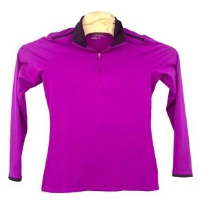 NIKE Golf Tour Performance Dri Fit Womens 1/4 Zip Pinehills Golf Club LS Medium